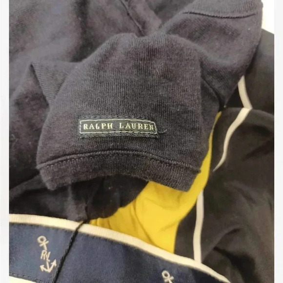 💥HOST PICK💥 Ralph Lauren Blue & Yellow Dress Size 6M - Picture 7 of 7